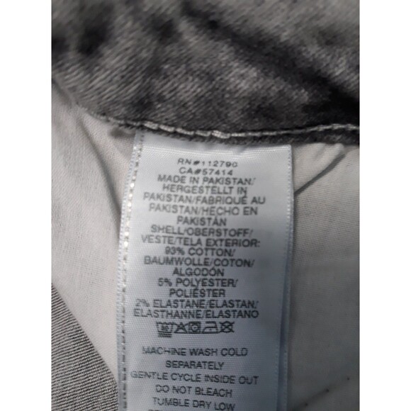 31 True Religion Jennie Curvy Mid-Rise Super Skinny Distressed Raw Edge Hem Grey - Picture 12 of 12